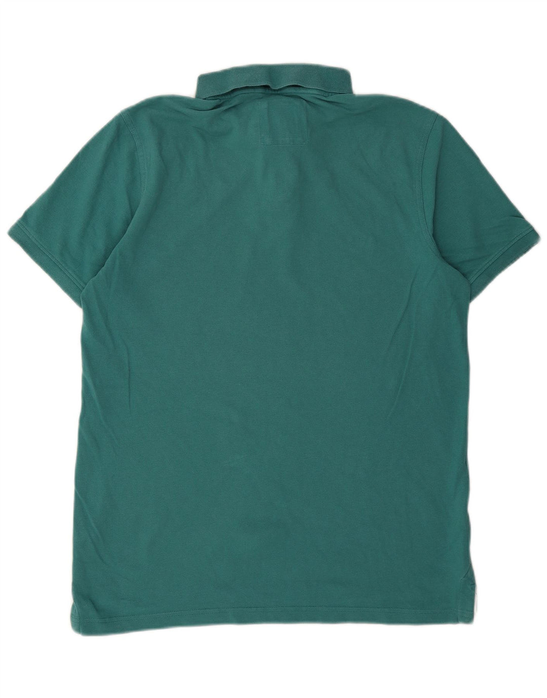 Crew Clothing Herren-Poloshirt, mittelgroße türkisfarbene Baumwolle