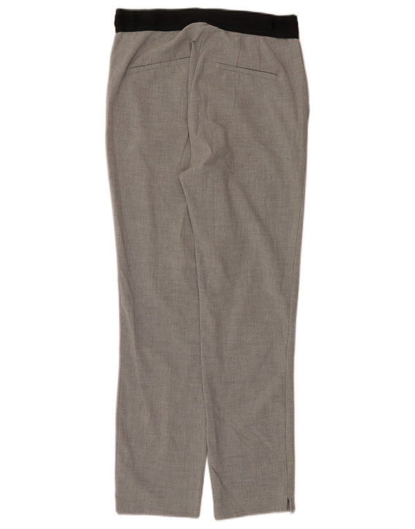 Slim-Anzughose für Damen von Zara, Größe S, W26, L26, Grau, Colourblock-Polyester