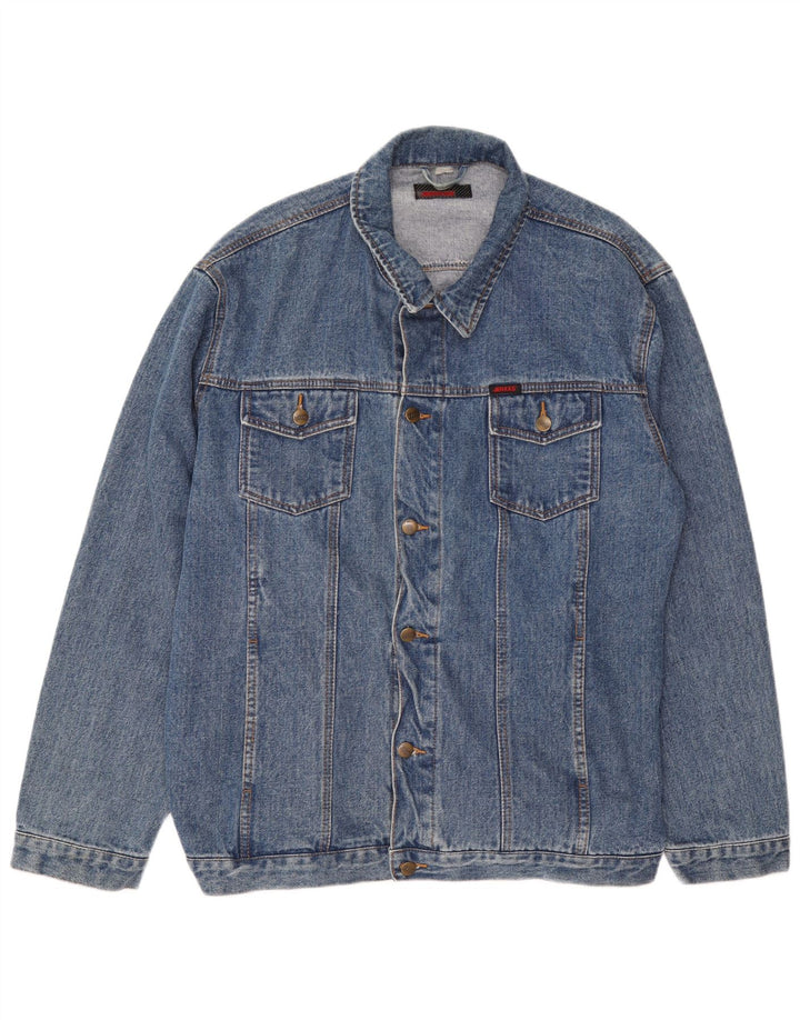 Jeaxxs Herren Jeansjacke UK 42 XL Blaue Baumwolle