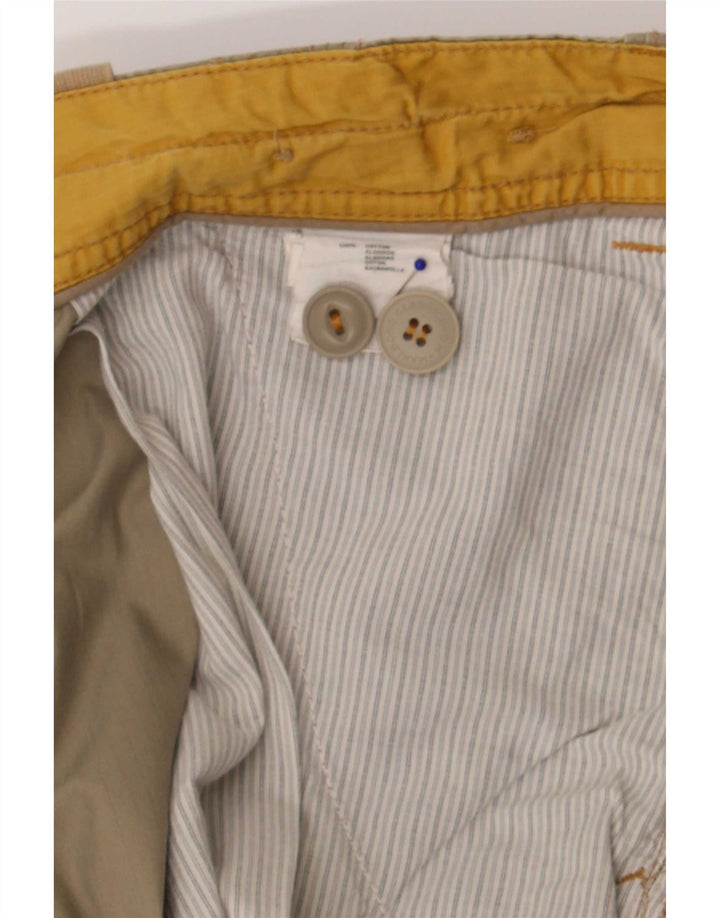 Marlboro Classics Herren-Cargoshorts mit normaler Passform, W40, XL, Khaki, Baumwolle