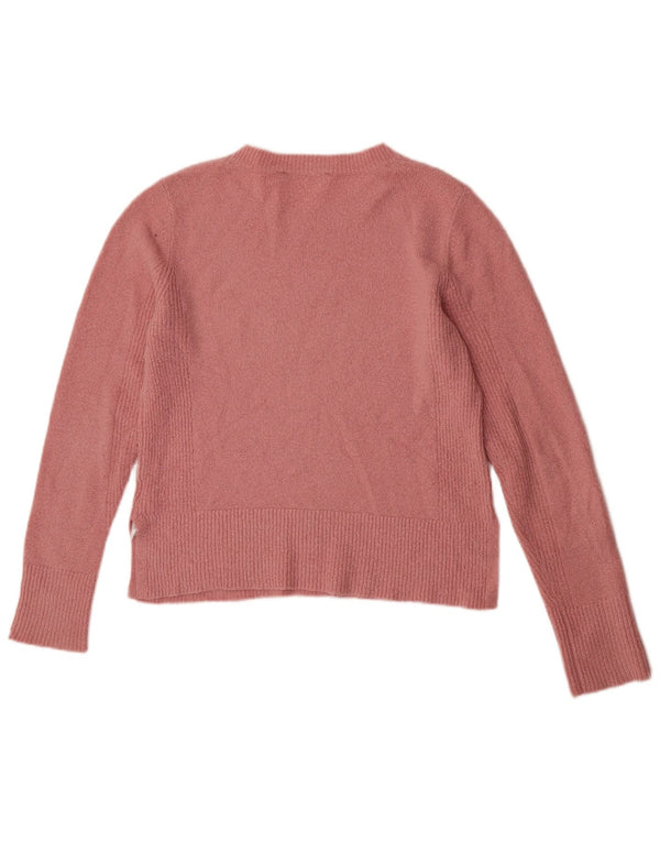 Oasis Damen-Pullover mit U-Boot-Ausschnitt, UK 14, Mittelrosa, Acryl