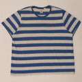 Levi's Herren Standard T-Shirt Top 2XL blau gestreift aus Baumwolle