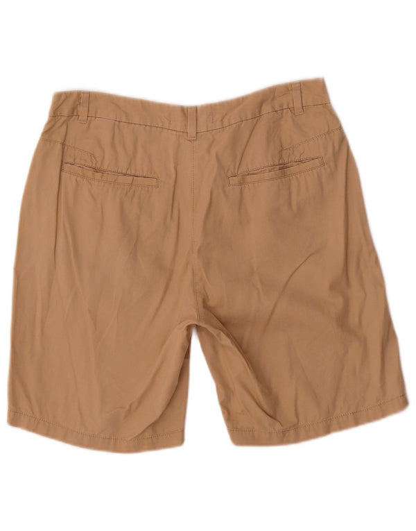 Marks & Spencer Damen Chinoshorts UK 10 Small W30 Beige Baumwolle