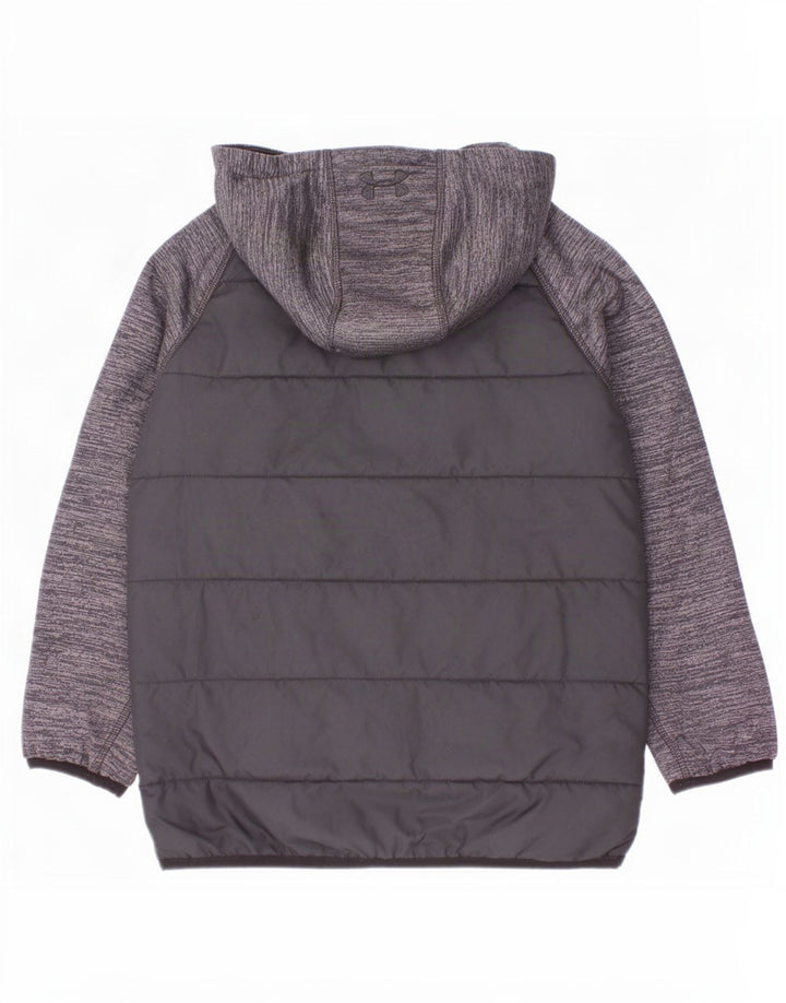 Under Armour Jungen-Trainingsanzug mit Kapuze, Top-Jacke, 7–8 Jahre, Größe S, Schwarz