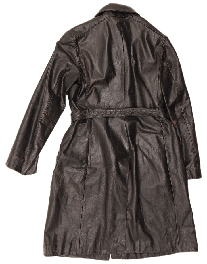 Conbipel Damen Ledermantel IT 48 XL Schwarzes Leder