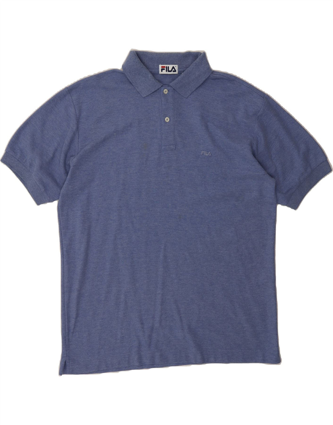 FILA Mens Polo Shirt IT 54 XL Blue Cotton Vintage Fila and Second-Hand Fila from Messina Hembry 