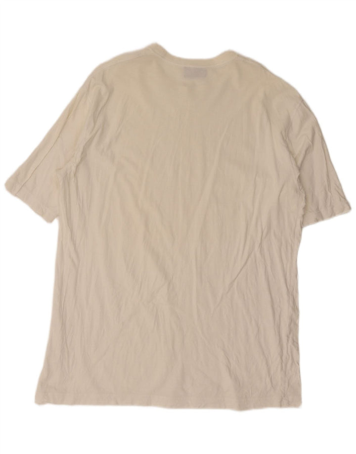 Hugo Boss Herren T-Shirt Top XL Weiße Baumwolle