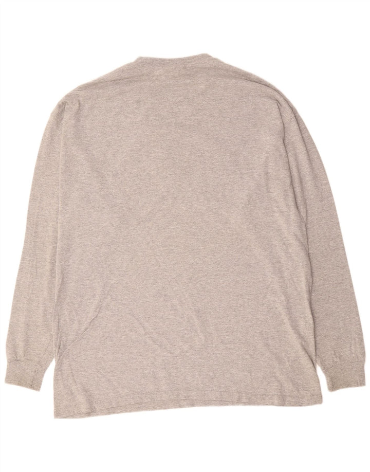 PUMA Herren Graphic Top Langarm XL Grau Baumwolle