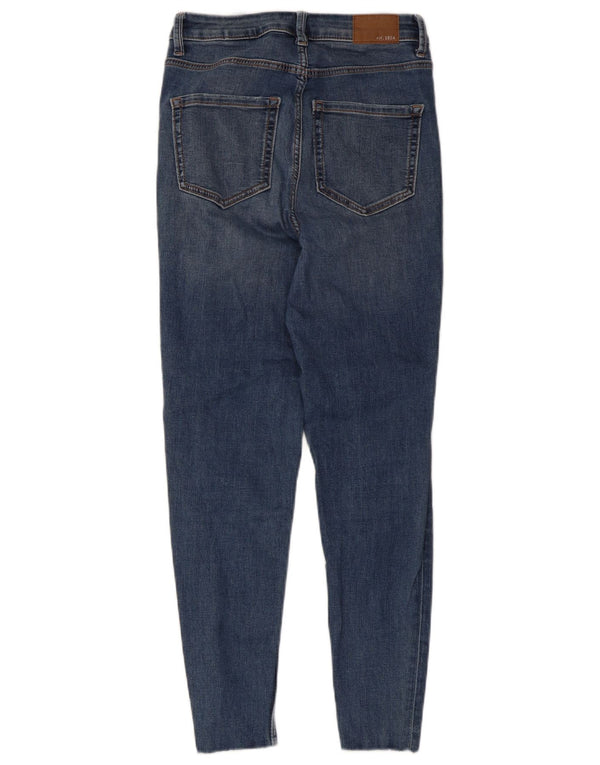 Marks & Spencer Damen Ivy Skinny Jeans UK 8 Small W26 L26 Blaue Baumwolle