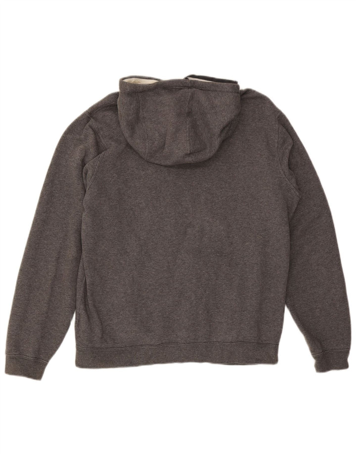 Nike Herren-Kapuzenpullover mit Grafik, mittelgraue Baumwolle