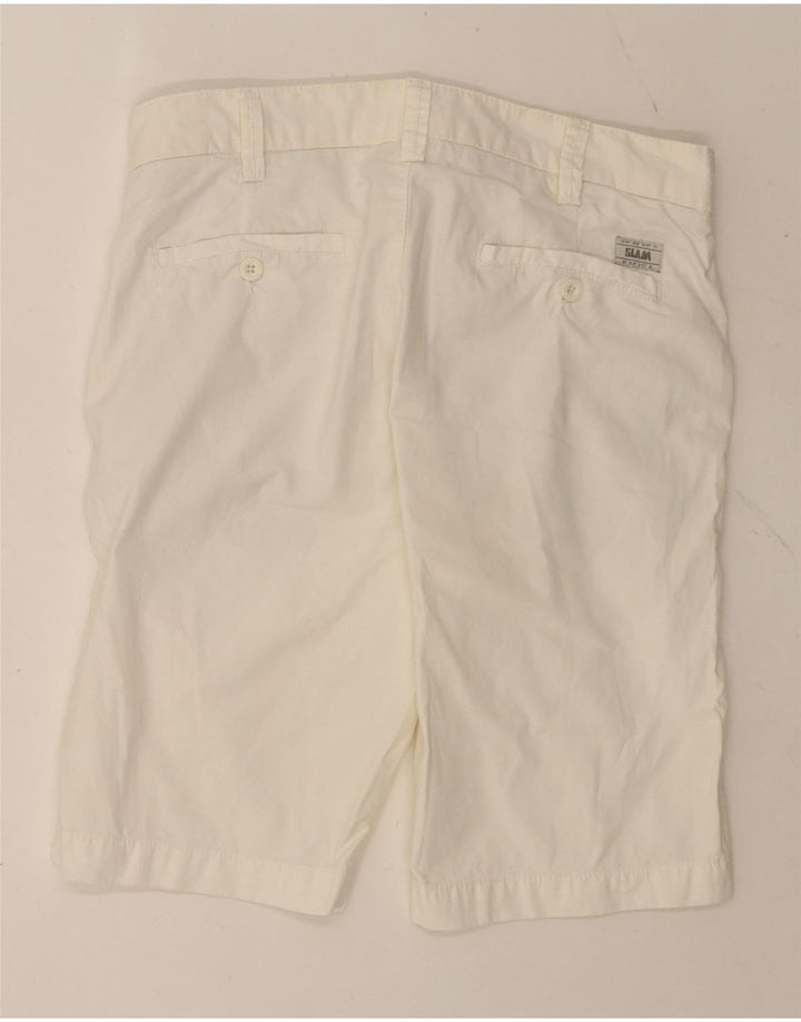 Slam Herren Chinoshorts IT 46 Small W29 Weiße Baumwolle