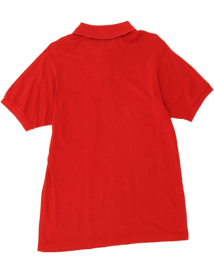 LACOSTE Mens Polo Shirt Size 4 Medium Red Cotton Vintage Lacoste and Second-Hand Lacoste from Messina Hembry 