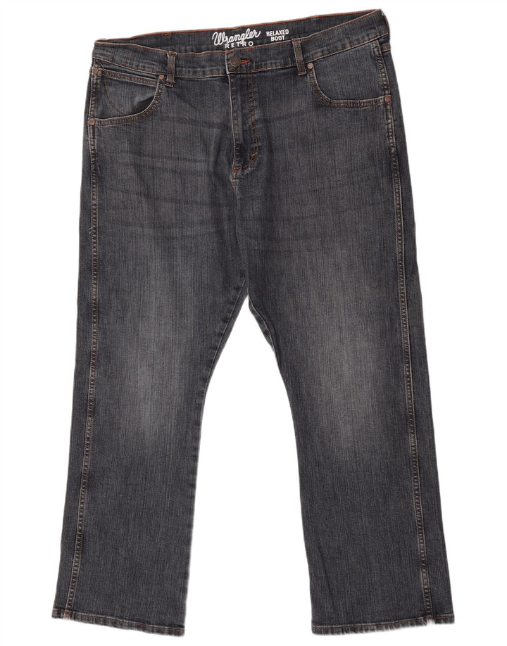 Wrangler Herren Retro Relaxed Fit Bootcut Jeans W38 L37 Blaue Baumwolle