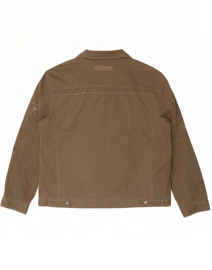 Vintage Herren Bomberjacke UK 42 XL Khaki Baumwolle