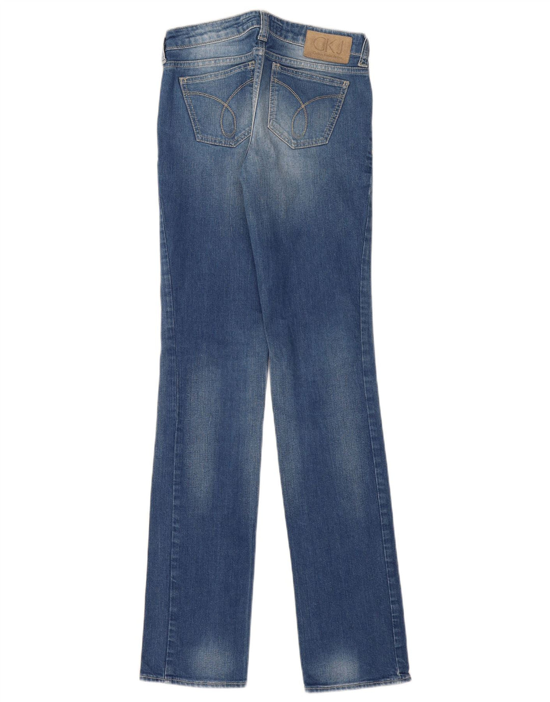 CALVIN KLEIN Damen Straight Jeans W25 L33 Blau