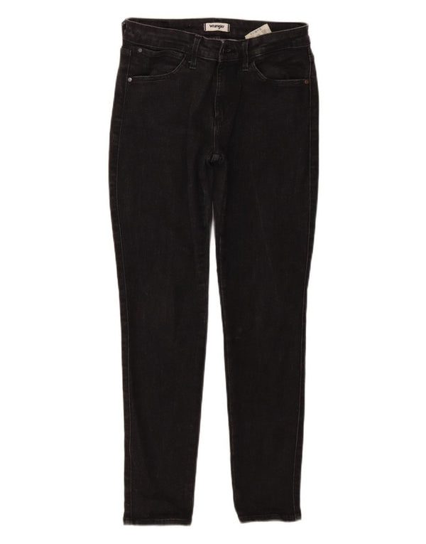Wrangler Damen Skinny Jeans W28 L26 Schwarze Baumwolle