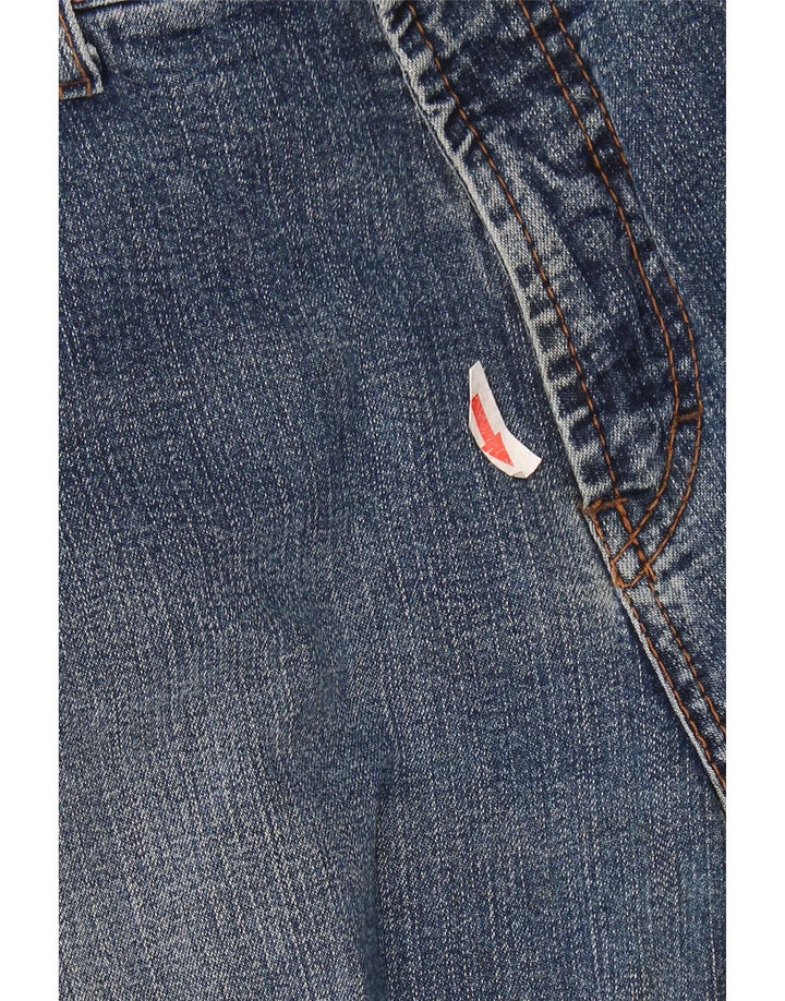 Trussardi Herren Straight Jeans W44 L30 Blaue Baumwolle