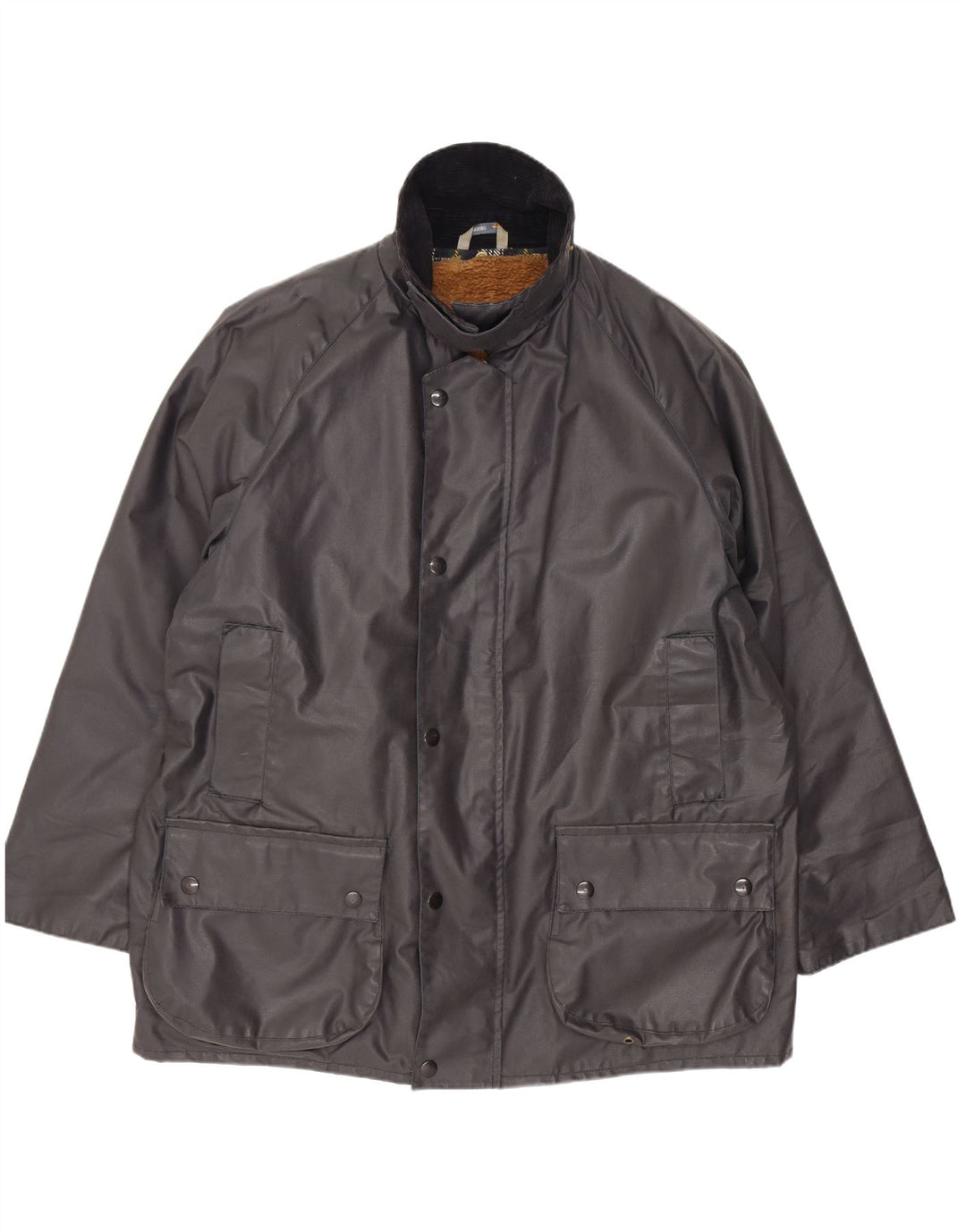 Starring Herren-Parka mit Kapuze, reguläre Passform, Mittelgrau