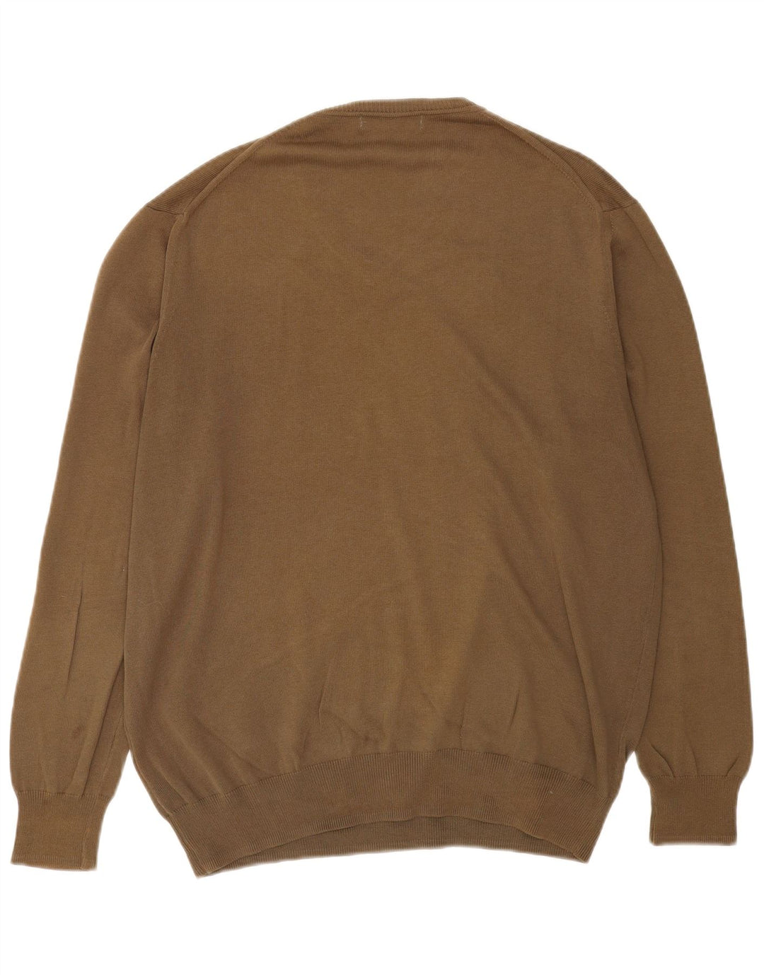 Zara Herren V-Ausschnitt Pullover Pullover XL Khaki