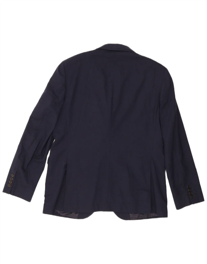 John Lewis Herren-Blazer mit 2 Knöpfen, UK 44, 2XL, marineblaue Wolle