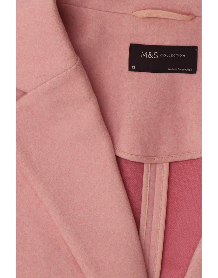 Marks & Spencer Damenmantel UK 12 Mittelrosa Polyester