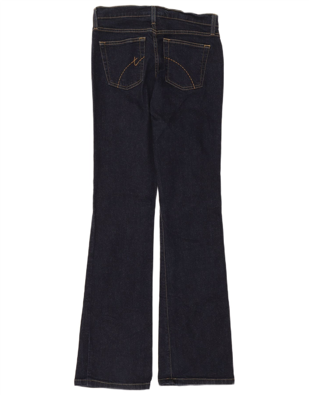 Tommy Hilfiger Damen Bootcut Jeans W30 L34 Marineblau Baumwolle