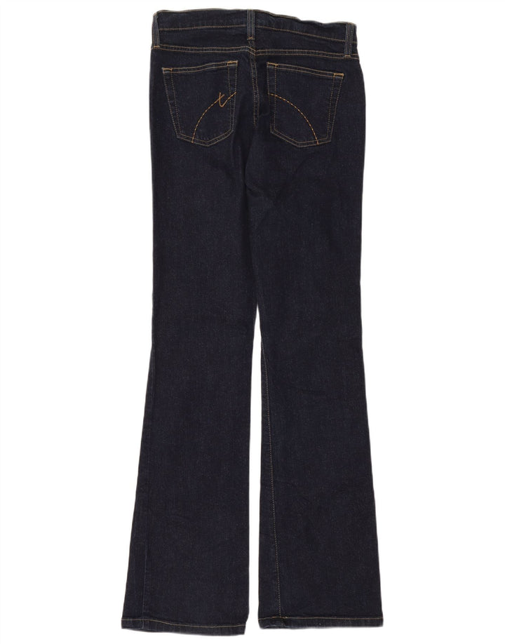 Tommy Hilfiger Damen Bootcut Jeans W30 L34 Marineblau Baumwolle