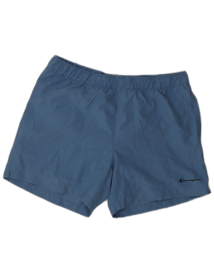 Champion Herren-Sportshorts, groß, blau, Polyester