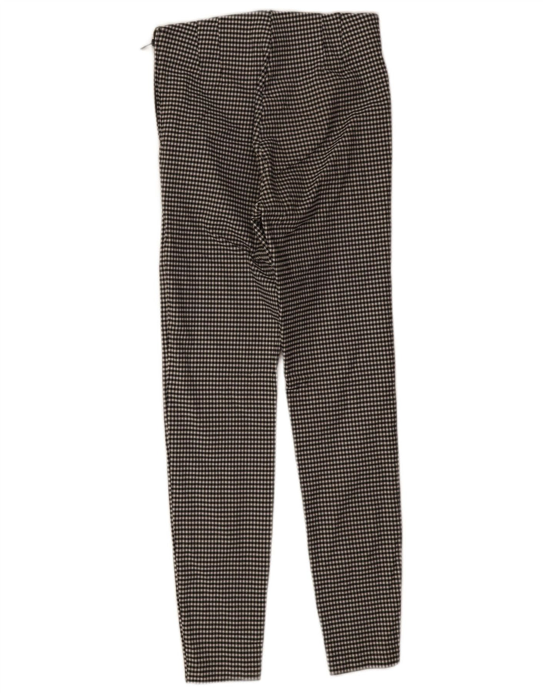 Zara Damen Leggings UK 12 Medium Black Gingham