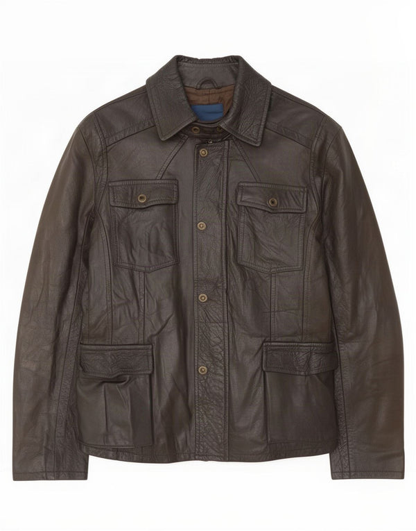 Vintage Herren Lederjacke UK 42 XL Braun