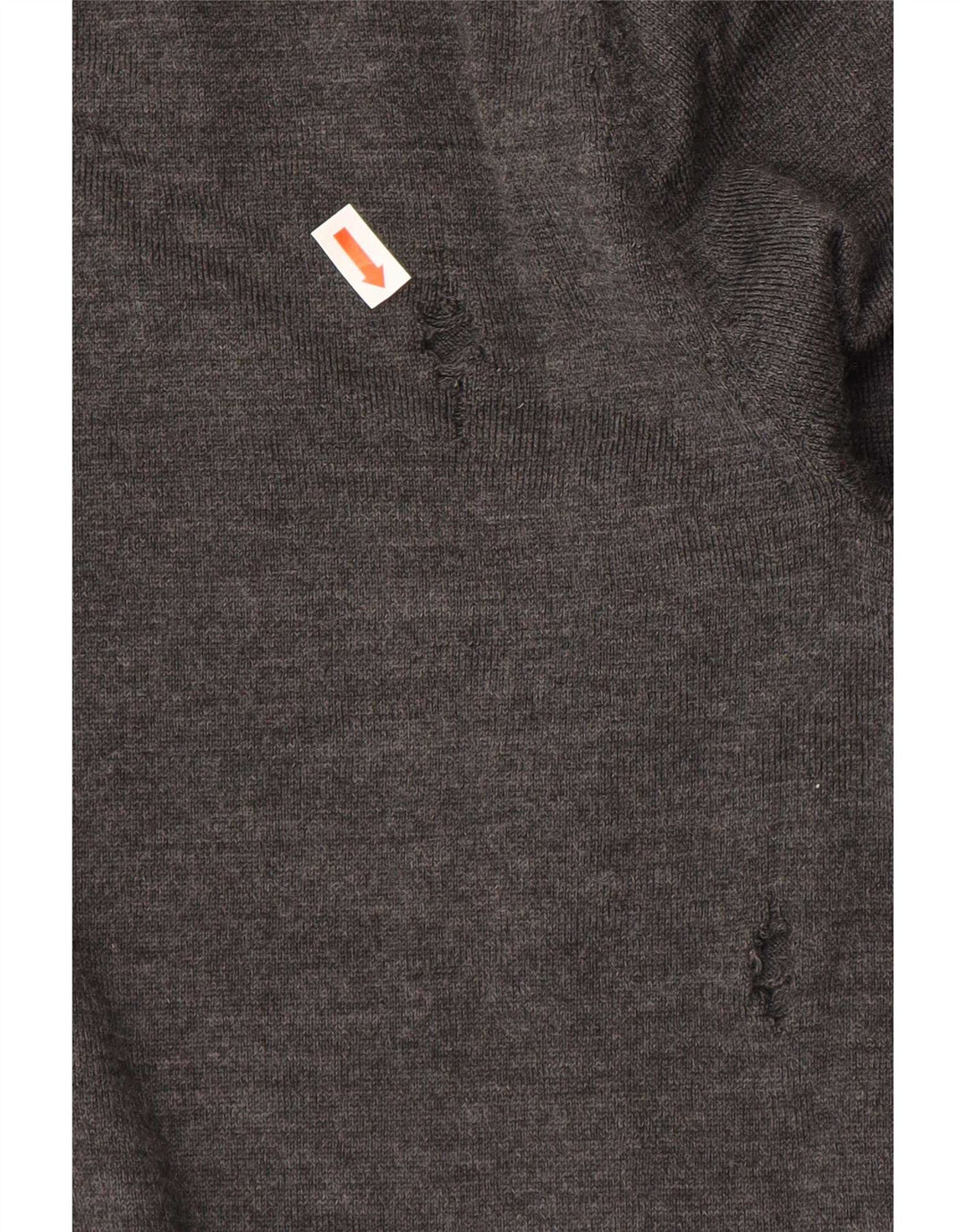 Gap Herren-Pullover mit V-Ausschnitt, große graue Wolle