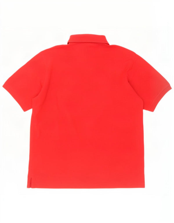 Sergio Tacchini Herren Poloshirt IT 54 XL Rot Baumwolle
