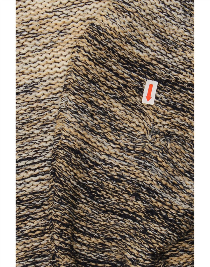 C&A Womens Cardigan Sweater IT 52/54 2XL Beige Colourblock Polyacrylic Vintage C&A and Second-Hand C&A from Messina Hembry 