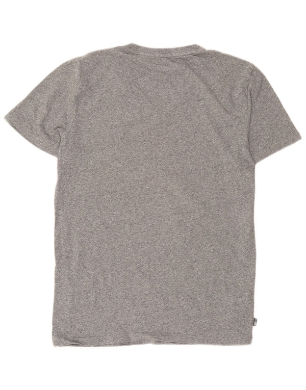 Superdry Damen T-Shirt Top UK 18 XL Grau gefleckte Baumwolle
