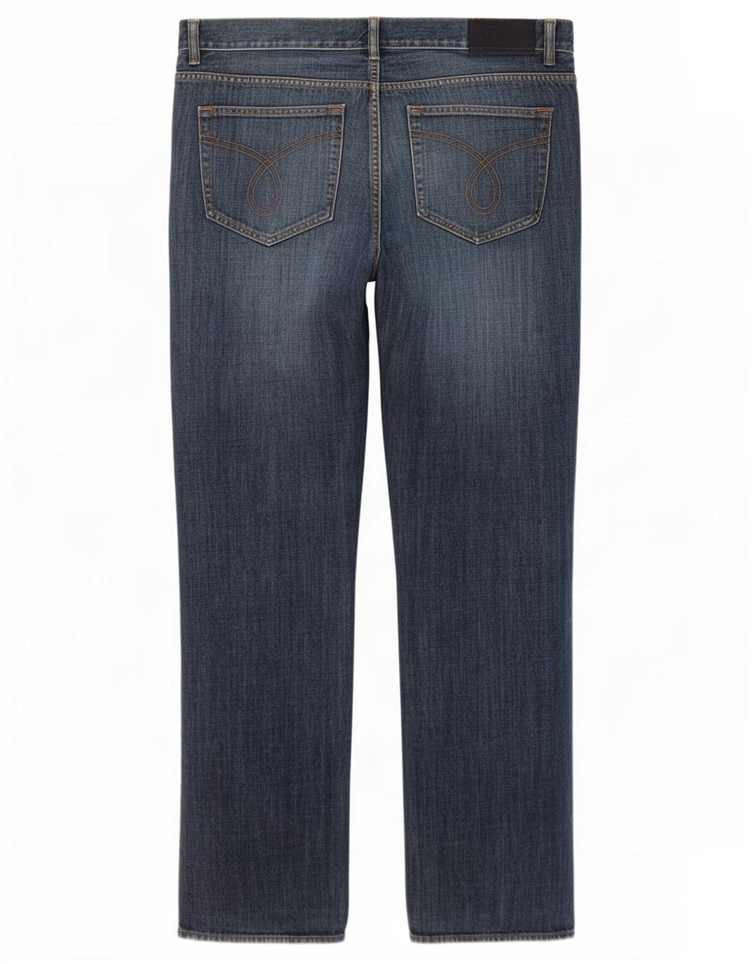 Calvin Klein Herren Straight Jeans W36 L33 Blaue Baumwolle