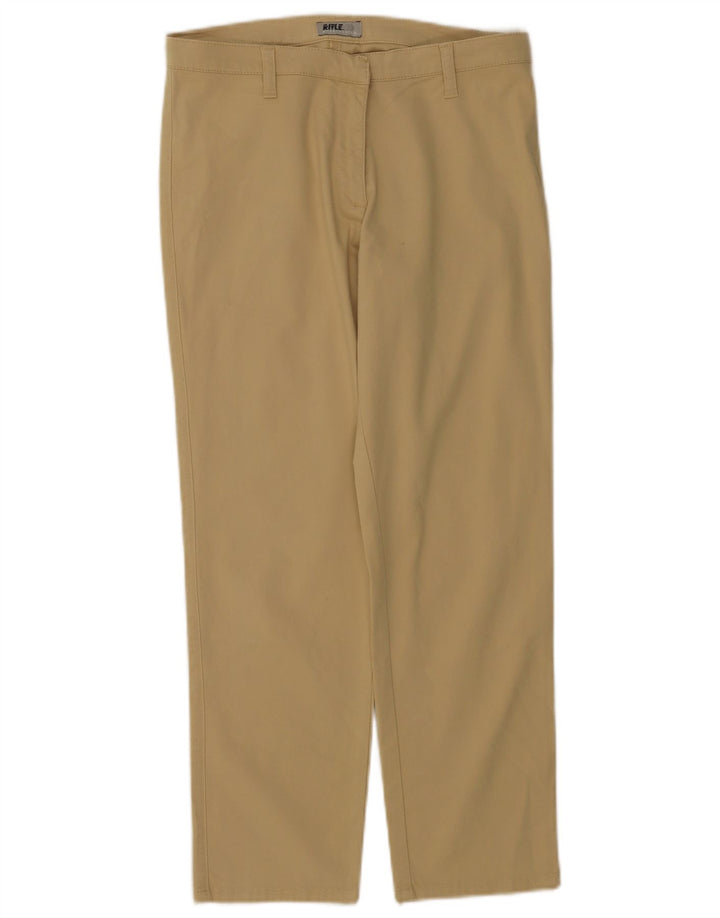 Rifle Damen gerade geschnittene Hose W28 L25 Beige
