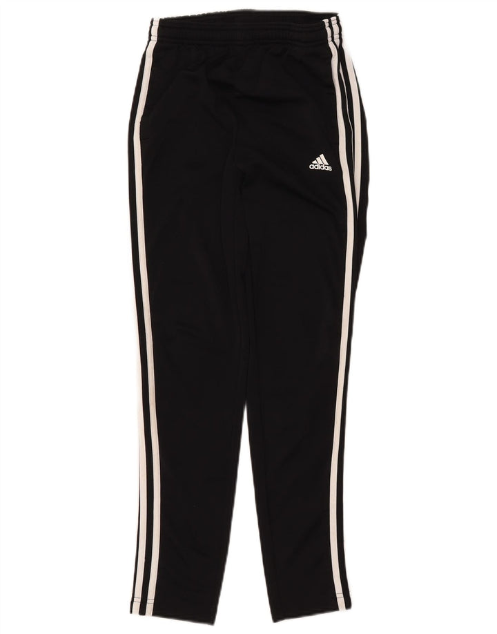 ADIDAS Mädchen-Trainingshose, 11–12 Jahre, schwarzes Polyester