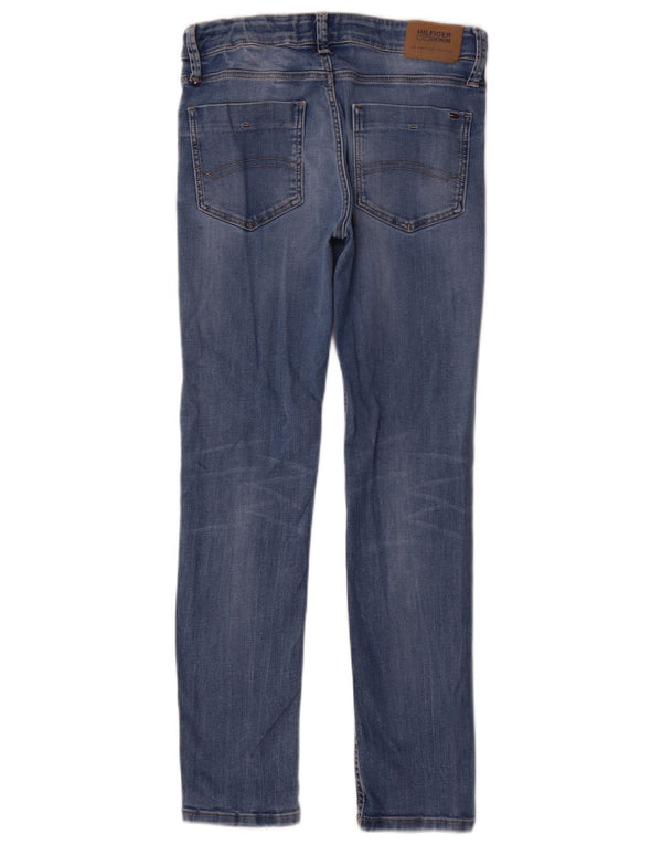 Tommy Hilfiger Slim Jeans für Jungen, 11–12 Jahre, W26 L26, blaue Baumwolle