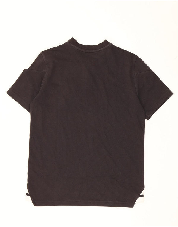 Adidas Jungen Aeroready T-Shirt Top 13–14 Jahre, schwarze Baumwolle