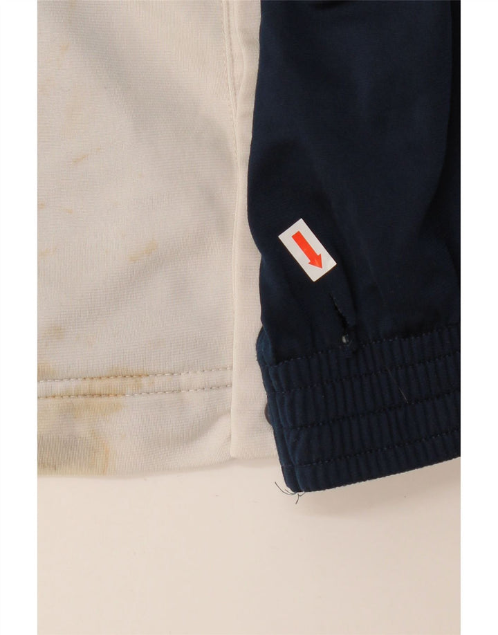 LOTTO Herren-Trainingsanzugoberteil, UK-Größe 44/46, 2XL, weißes Colourblock-Polyester