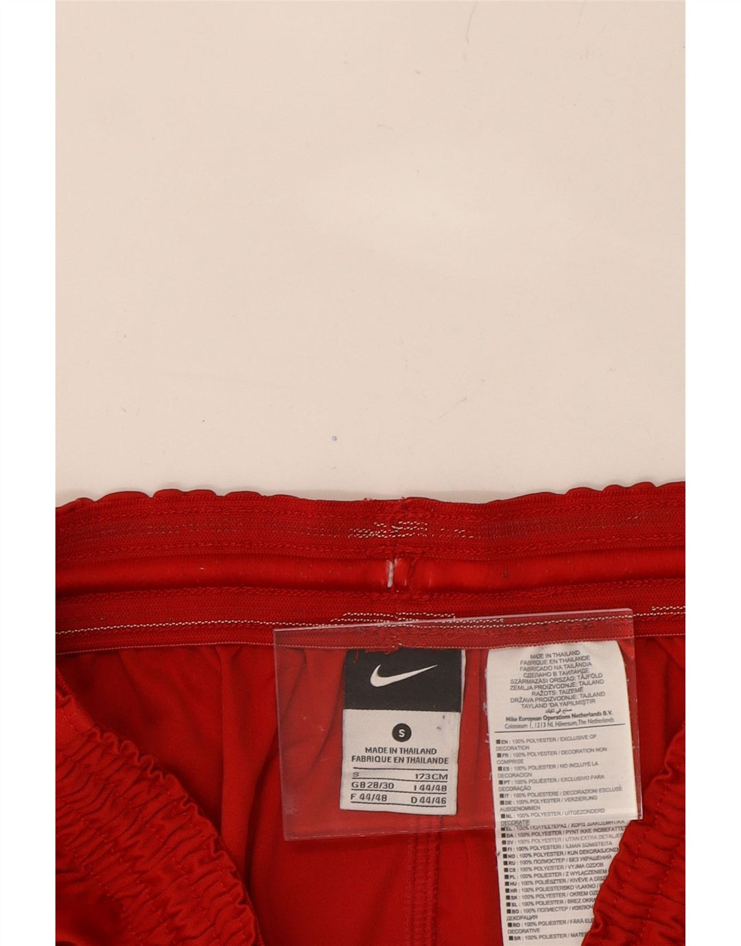 NIKE Mens Sport Shorts Small  Red Polyester Vintage Nike and Second-Hand Nike from Messina Hembry 