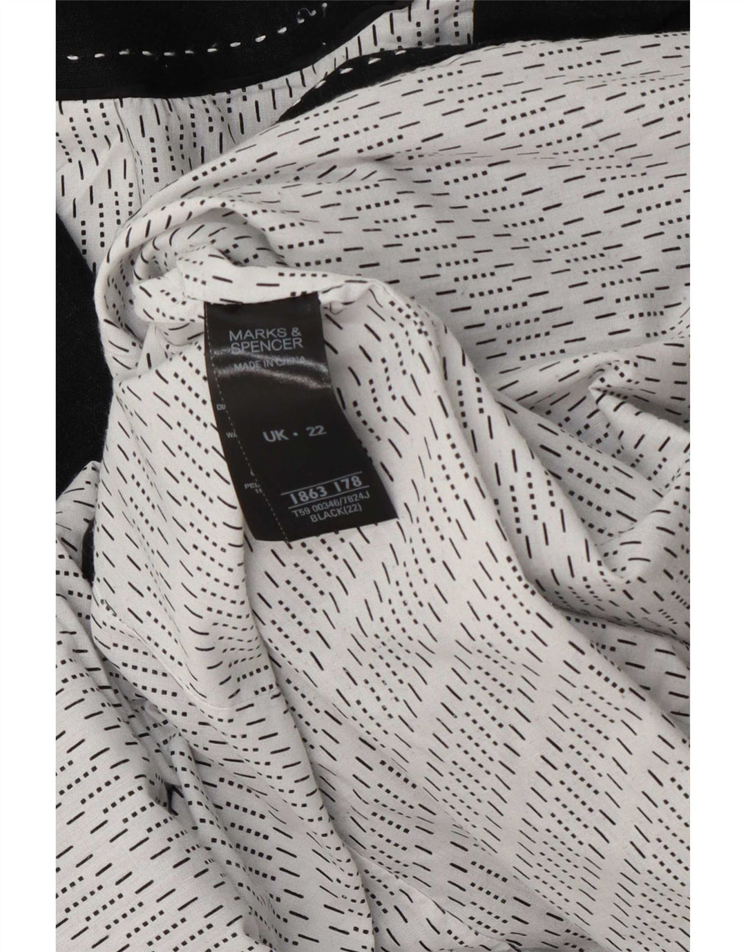 Marks & Spencer Damen 3-Knopf-Blazerjacke UK 22 3XL Graues Leinen