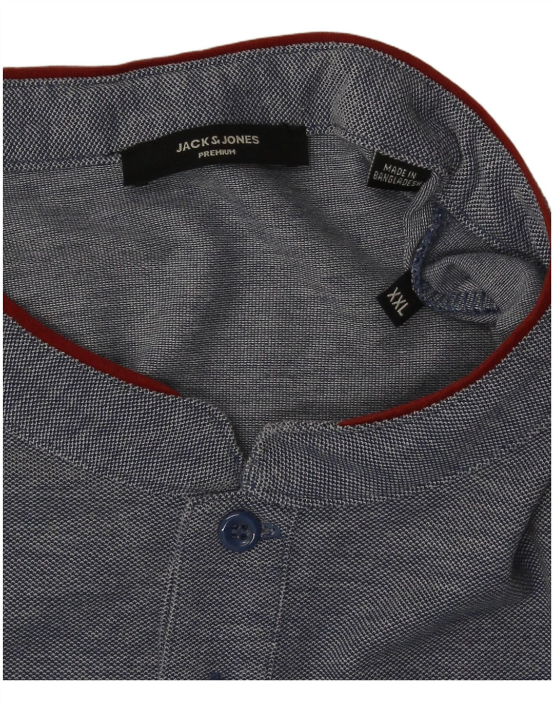 Jack & Jones Herren T-Shirt Top 2XL Marineblau meliert