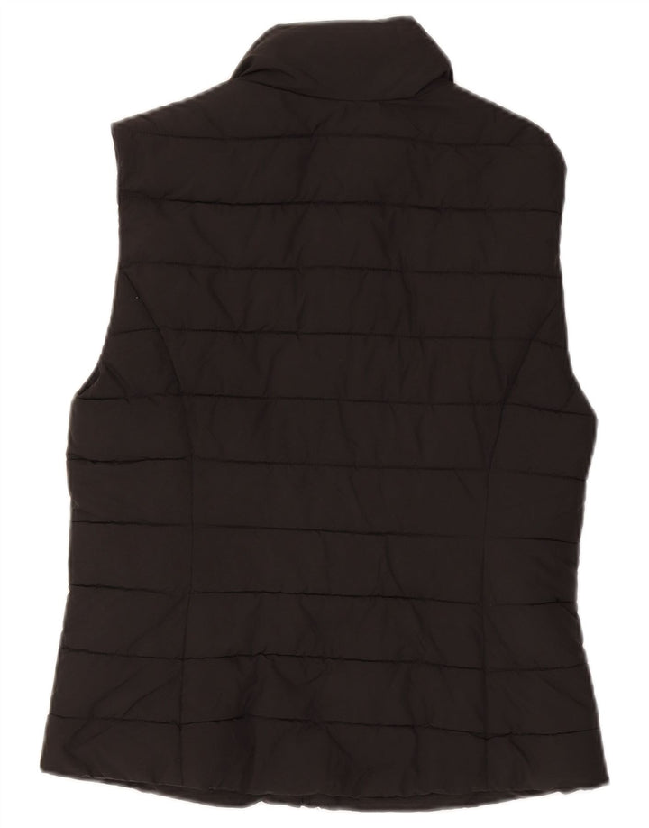 Jack Wills Wattierte Damenweste UK 10 Small Schwarz Polyester