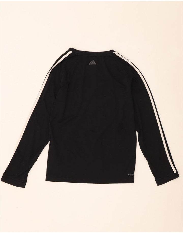 Adidas Damen Aeroready Top Langarm UK 12/14 Medium Schwarz Polyester