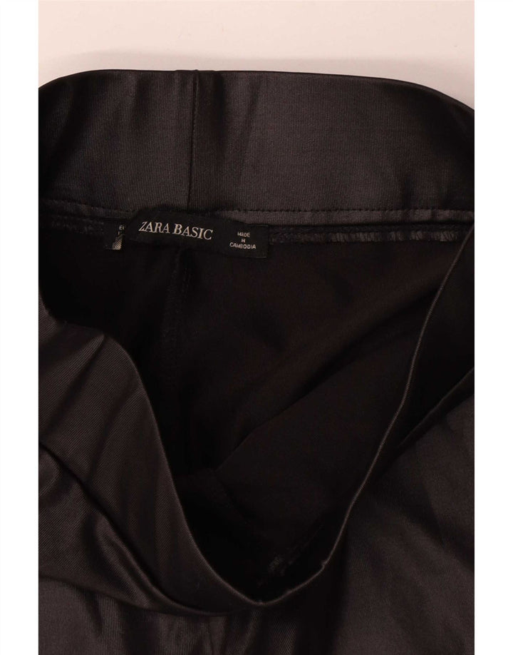 Zara Damen Leggings UK 8 Small Schwarz