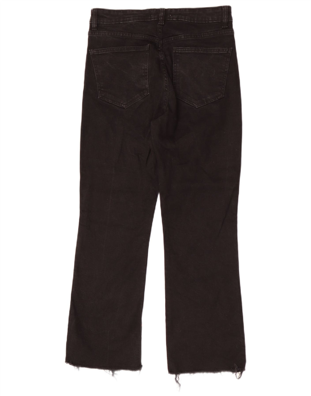 Zara Damen Straight Jeans EU 40 Medium W30 L26 Schwarze Baumwolle