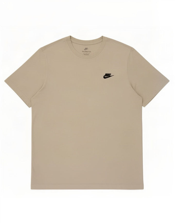 Nike Herren T-Shirt Top Large Beige Baumwolle