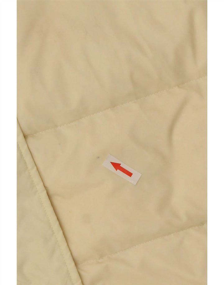 Pheder Womens Hooded Wattierter Mantel IT 46 Großes gelbes Nylon