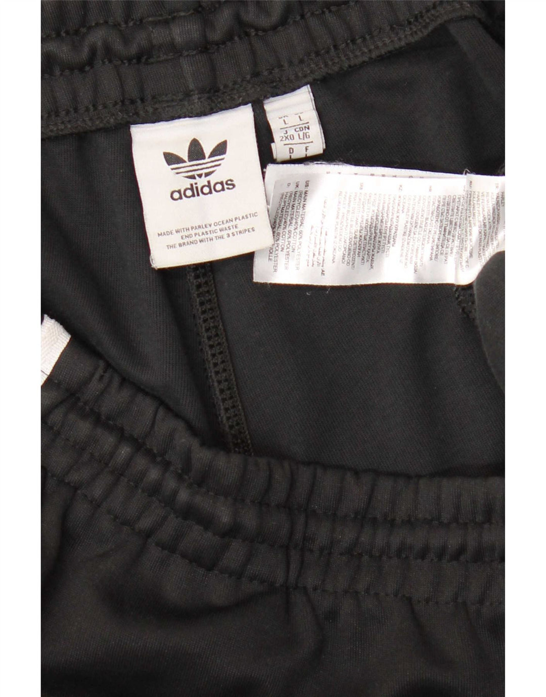 Adidas Herren-Trainingshose, Jogginghose, Größe L, Schwarz, Polyester